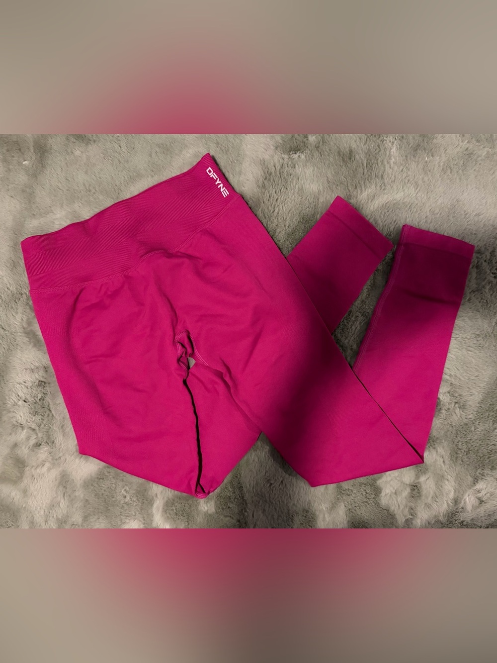 Women’s High-Rise Fuchsia Leggings by DKNY